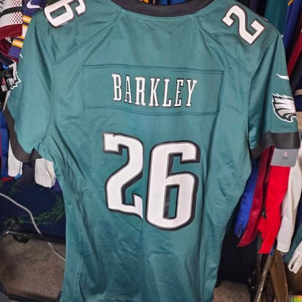 Saquon Barkley Philadelphia Eagles Womens Large Nike Football Jersey